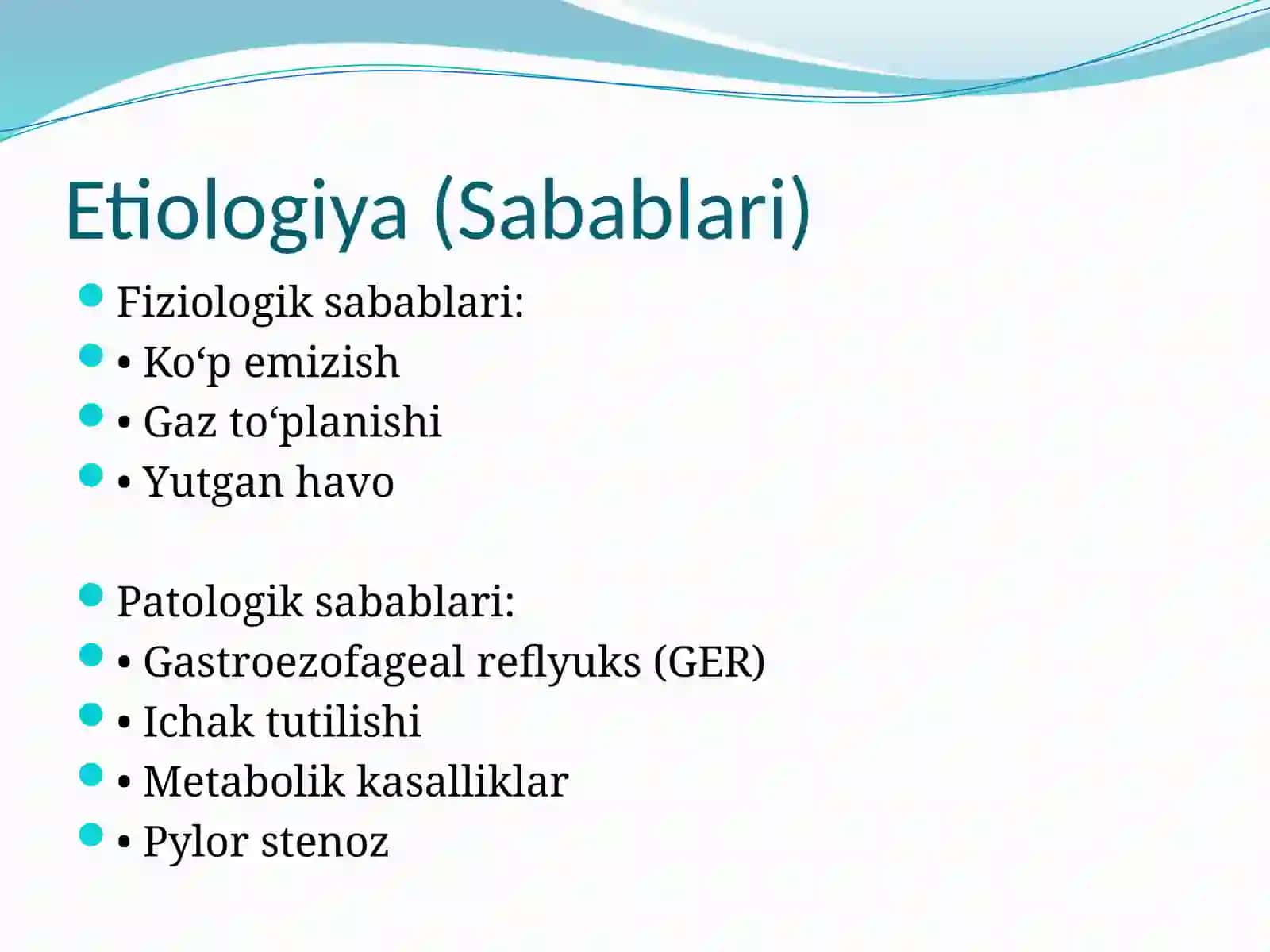 Chaqaloqlarda Qusish Sindromi 3