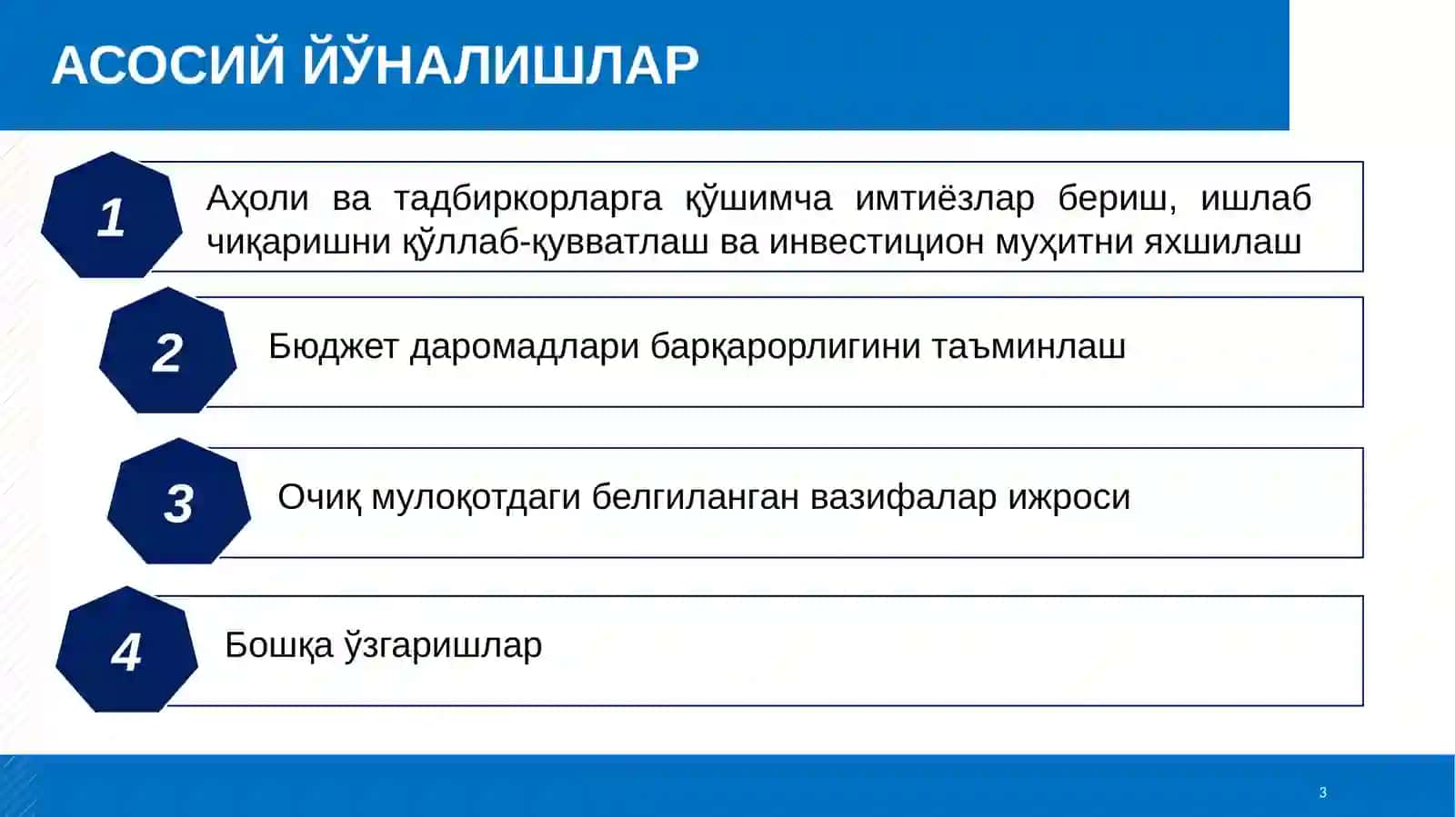 Солиқ қонунчилиги киритилган асосий ўзгартиришва қўшимчалар 3