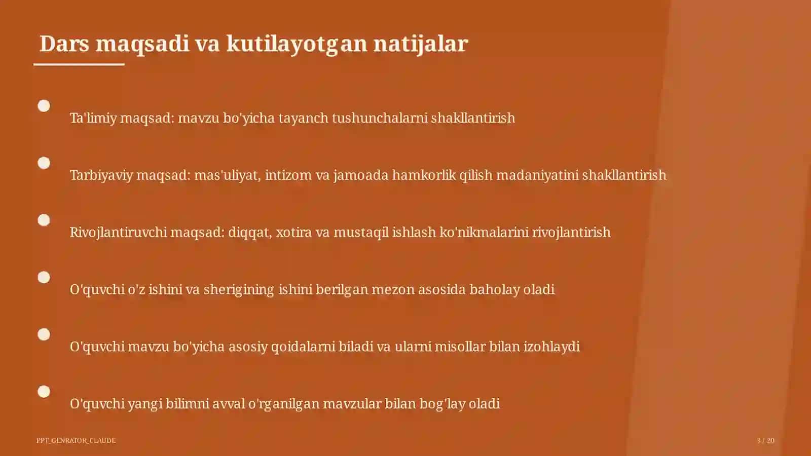 PowerPoint dasturida taqdimot yaratish (7-sinf) 3