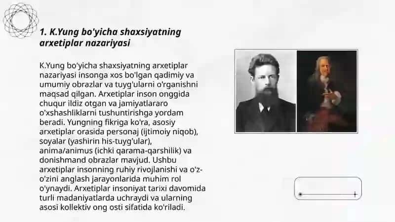 K.Yung bo'yicha shaxsiyatning arxetiplar nazariyasi 3