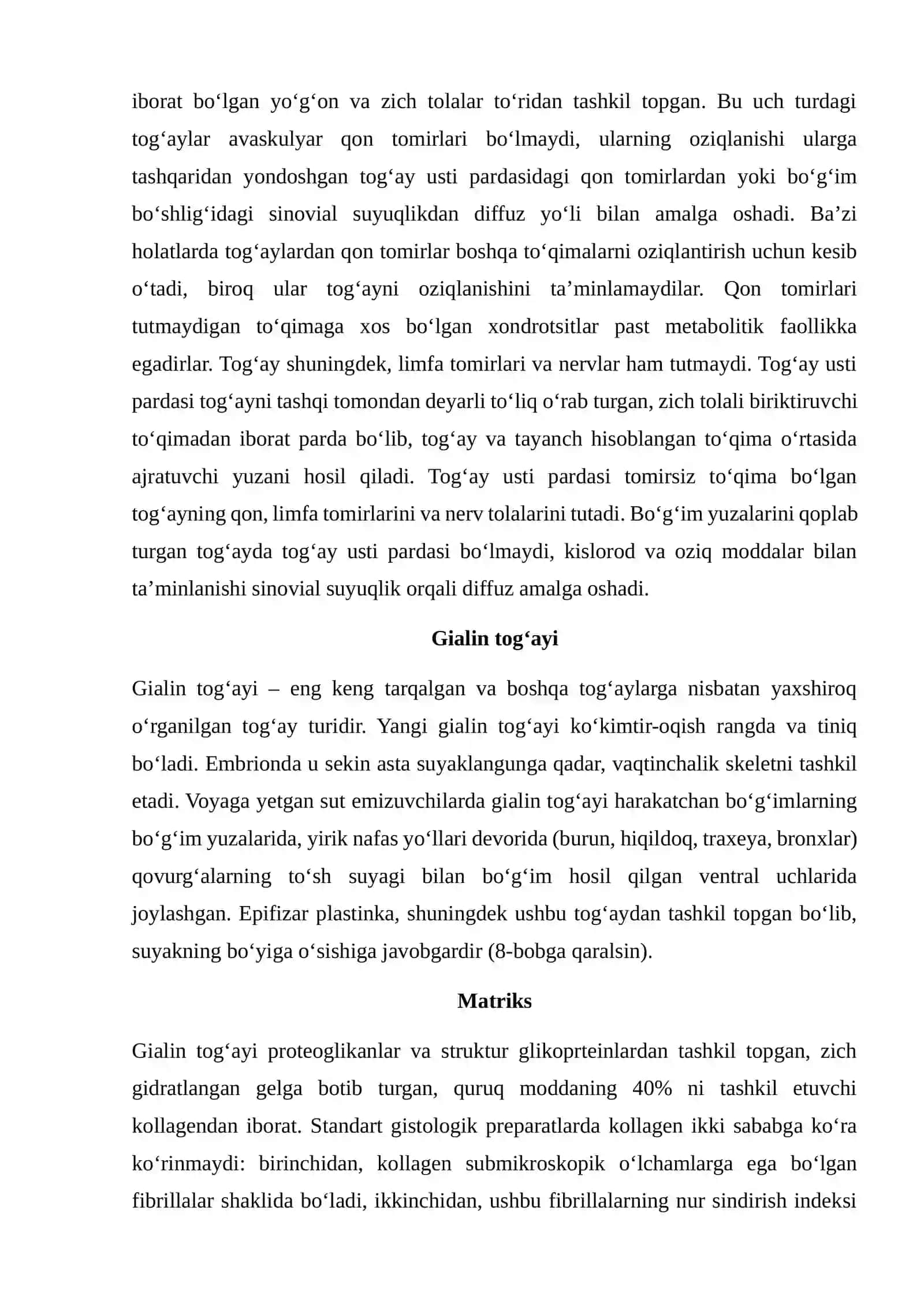 Tóǵay va suyak tóqimasi 3