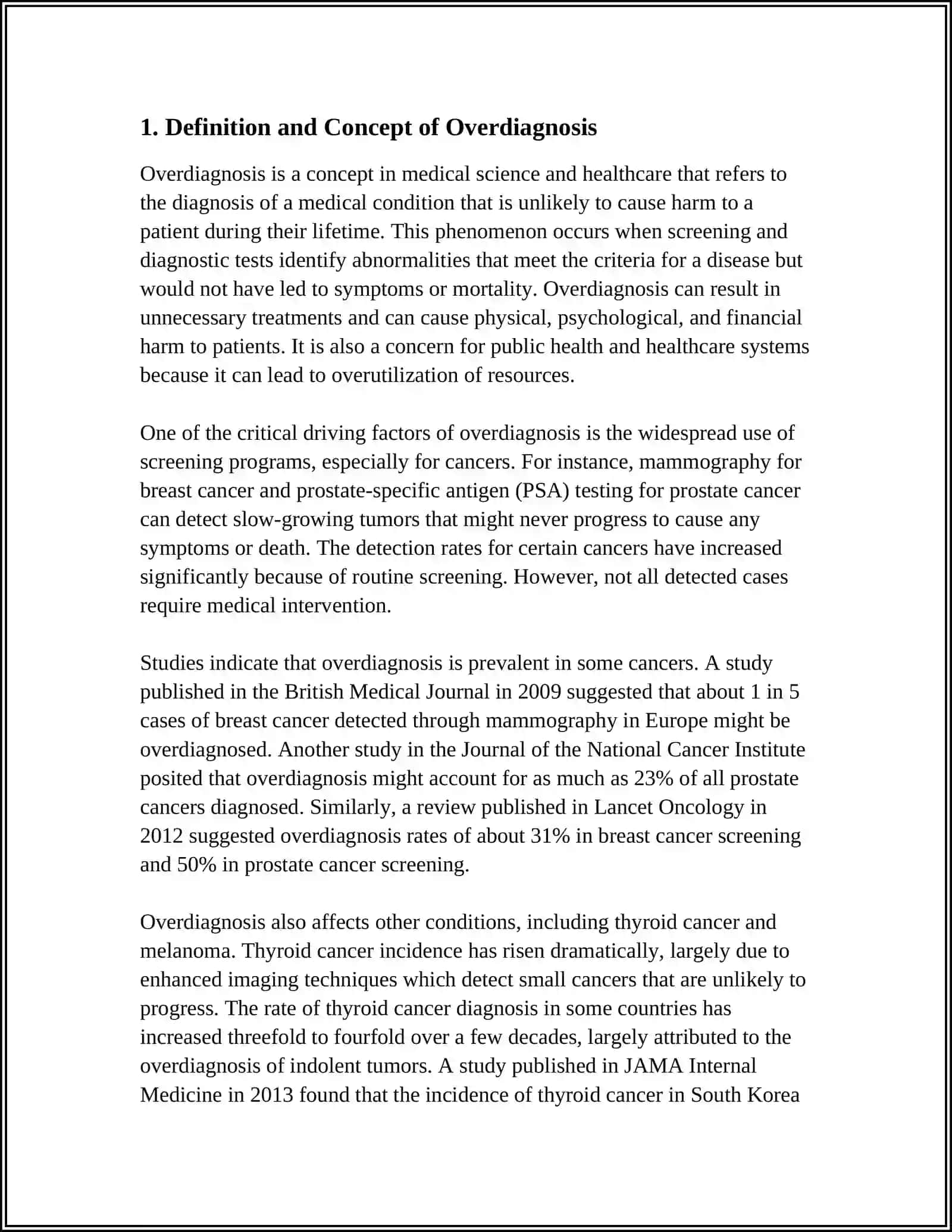 OVERDIAGNOSIS 3