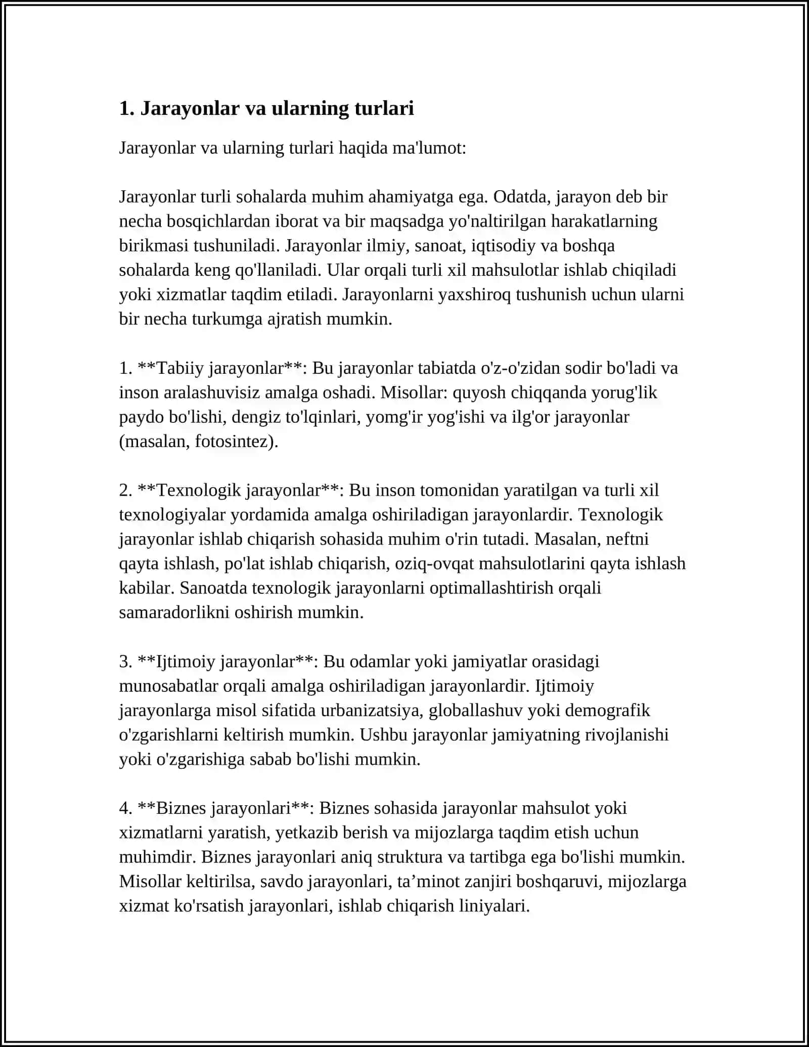 OPERATSION TIZIMLARDA JARAYONLAR VA OQIMLAR(THREADS) TUSHUNCHASI 3