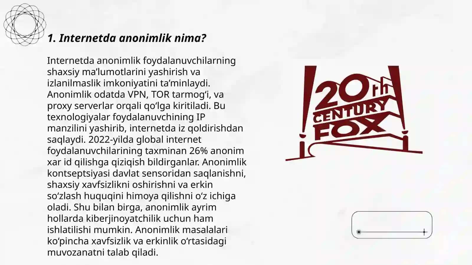 Internetda anonimlikni ta’minlash 3