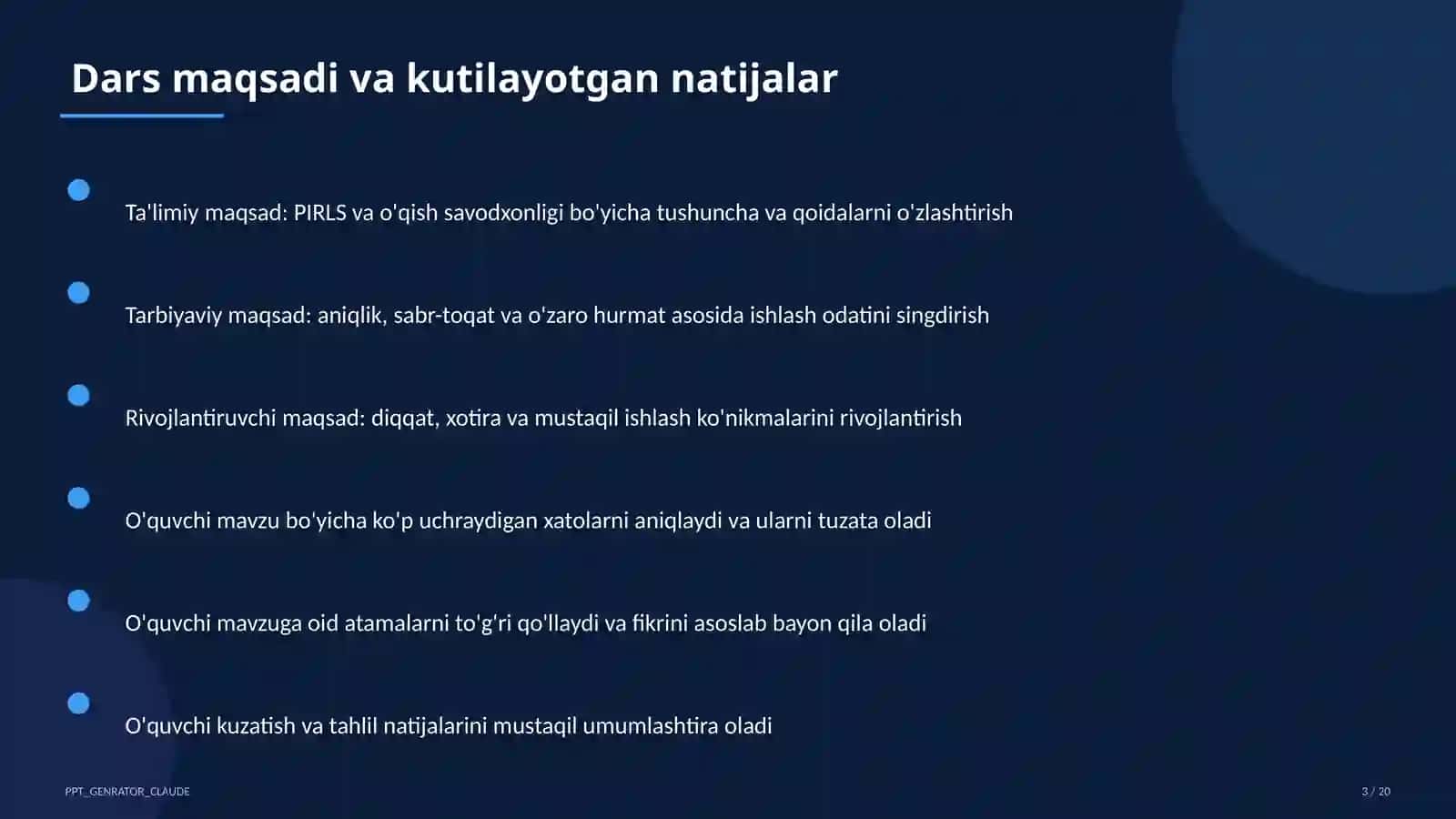 PIRLS va o'qish savodxonligi 3