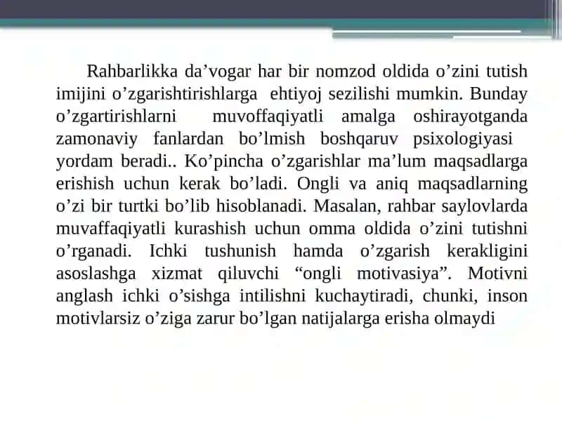 Boshqaruv psixologiyasi 3
