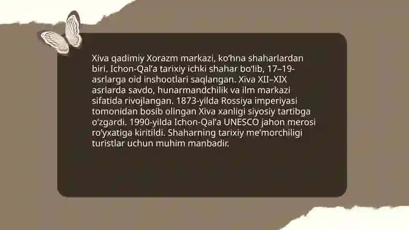 Xivaning tarixi 3