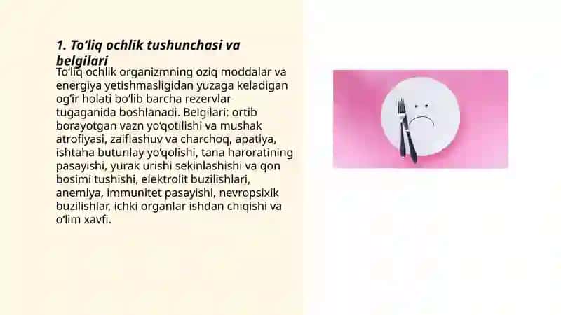 To‘liq ochlik tushunchasi va belgilari 3