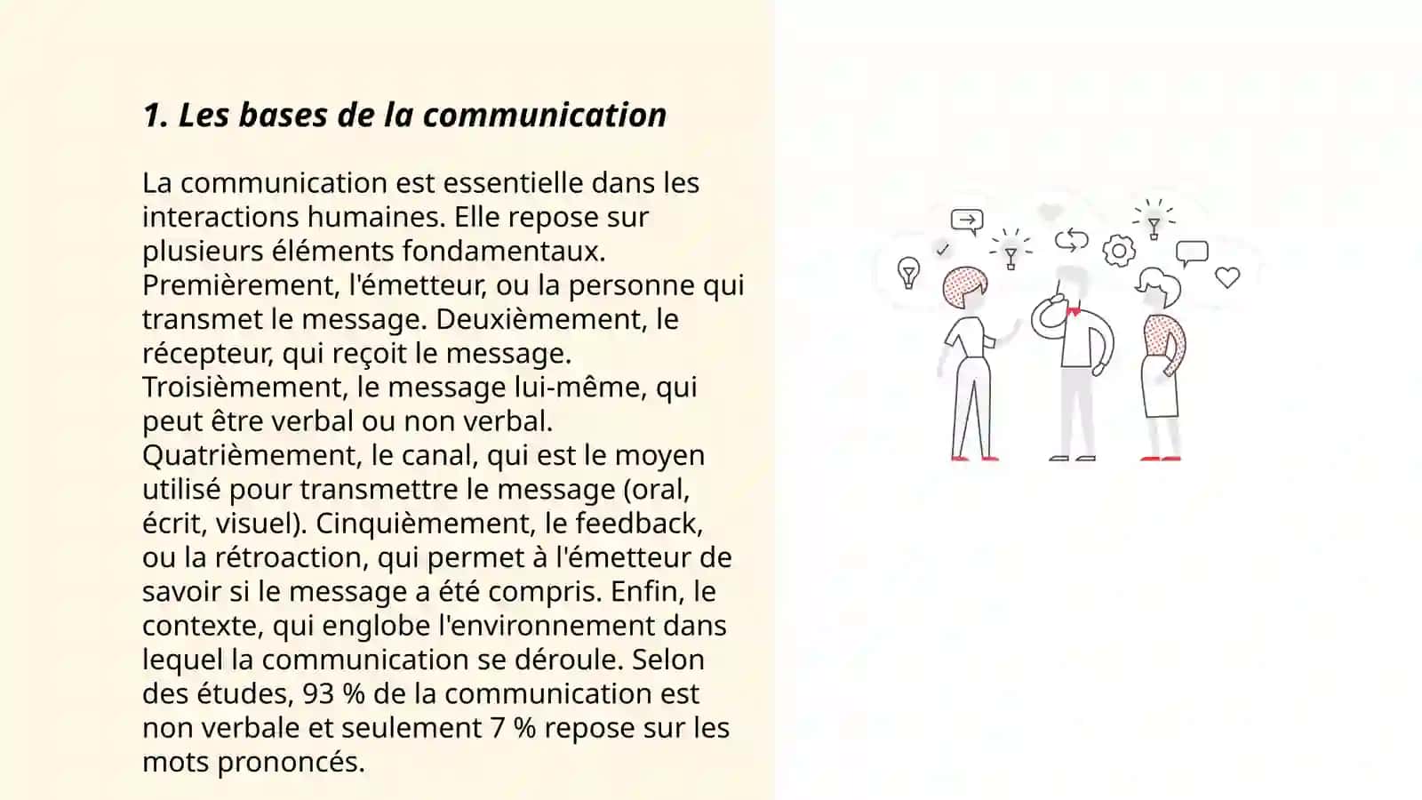 Communication et compréhension 3
