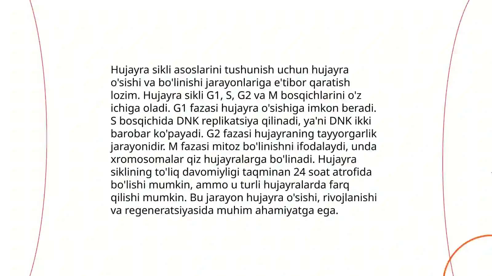 Hujayralarning mitotik va hayotiy sikli 3
