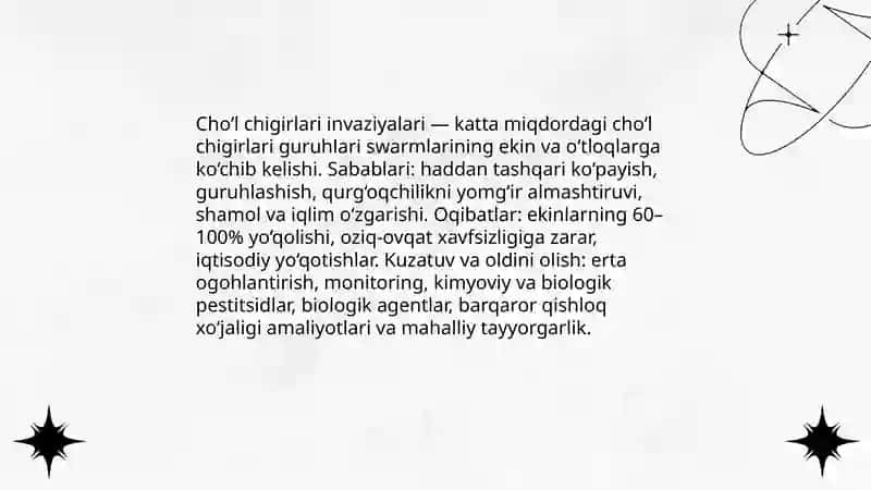 Biologik tabiiy ofatlar 3