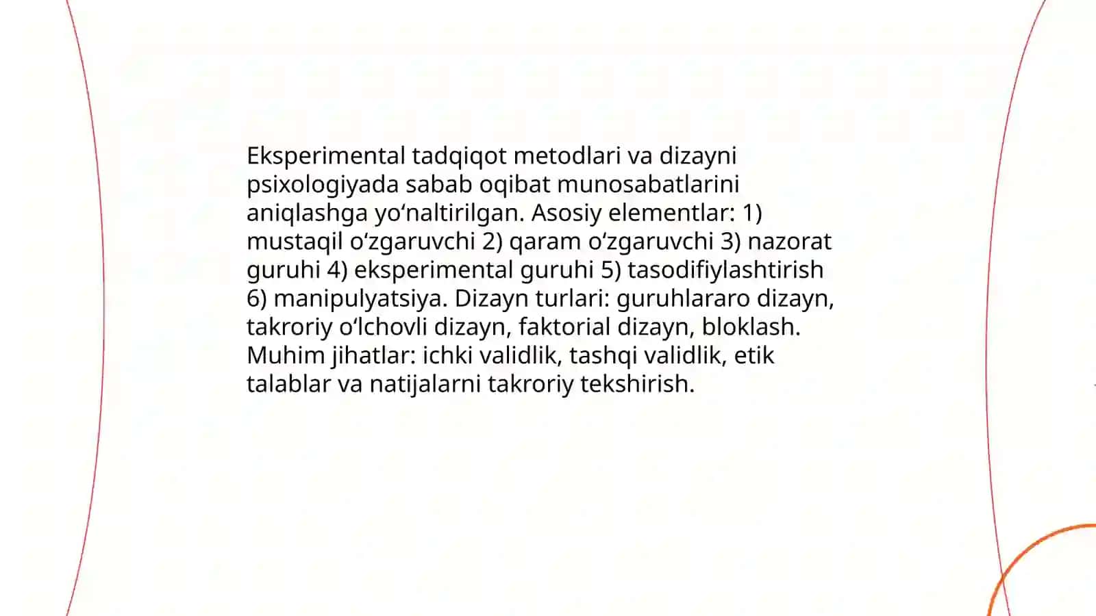 Psixologiyaning tadqiqot metodlari va tarmoqlari 3