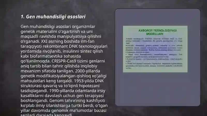 Gen muhandusligi yordamida noyob oqsillarni olish 3