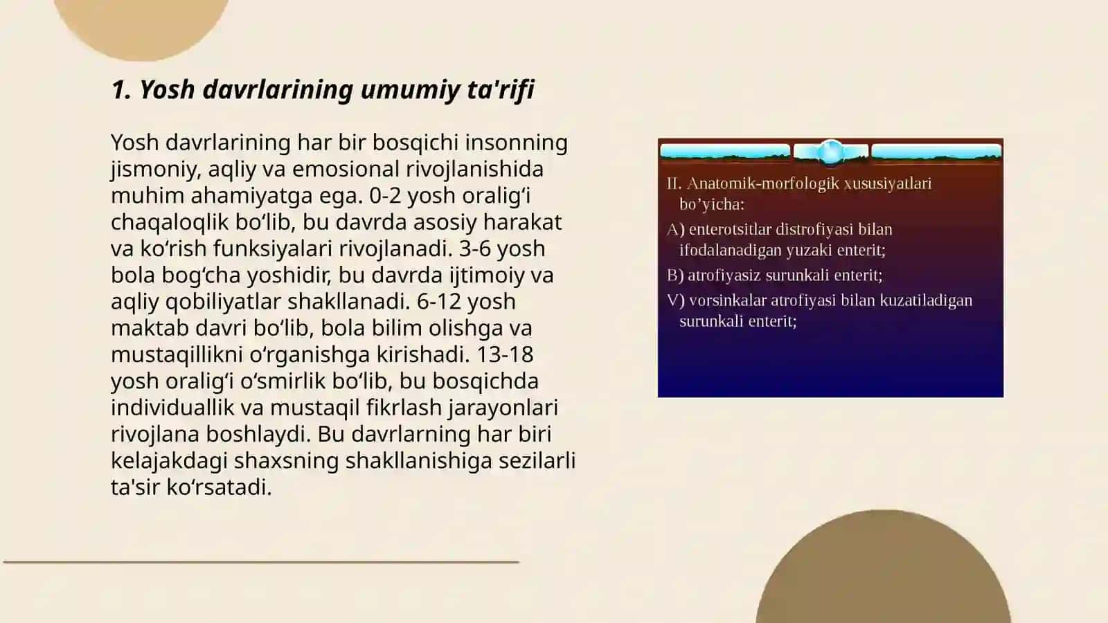 Yoshlik davrlarining morfologik va fiziologik xususiyatlari 3