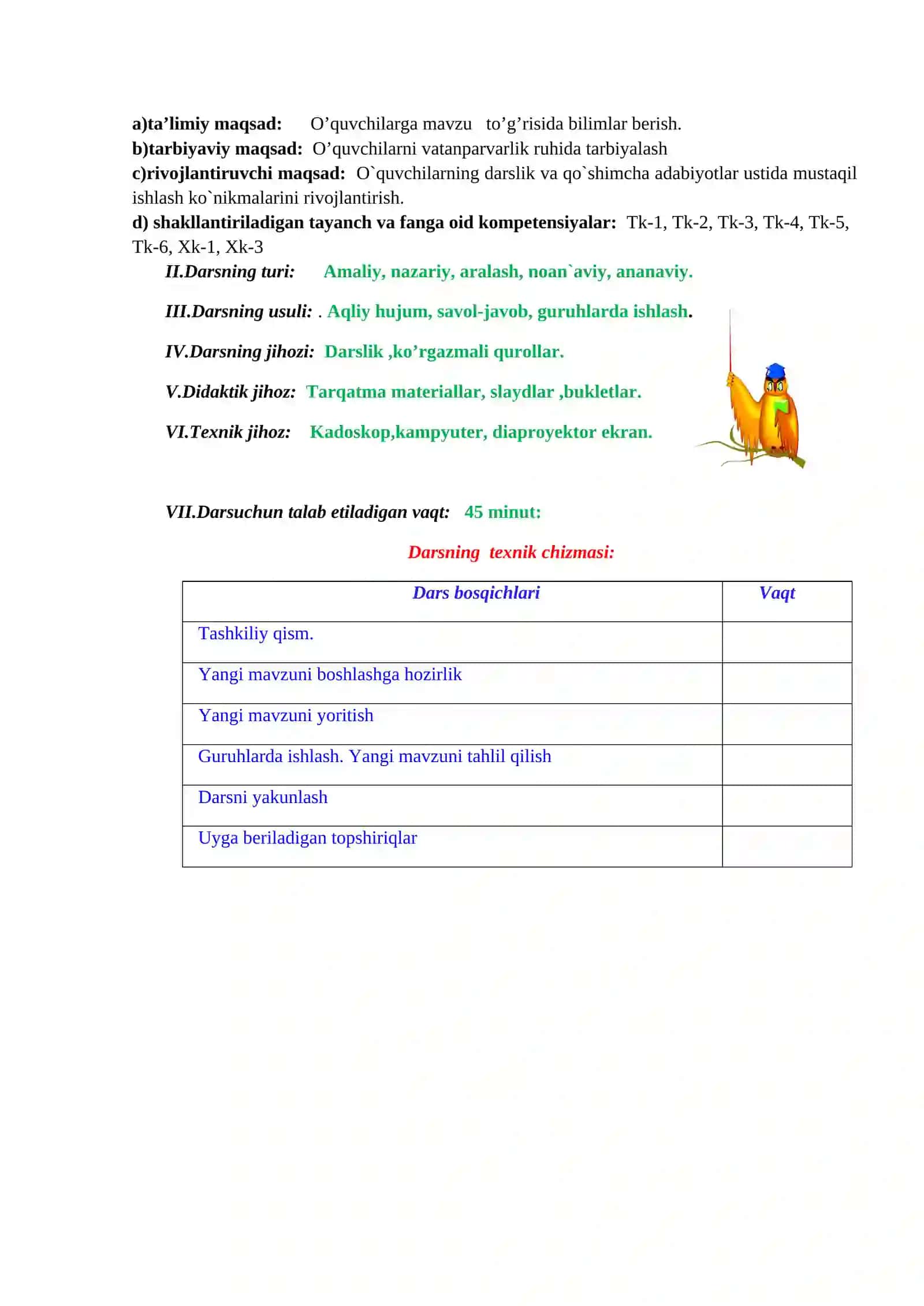 3-sinf matematika fanidan 1 soatlik dars ishlanma Tenglik va tengsizliklar 3