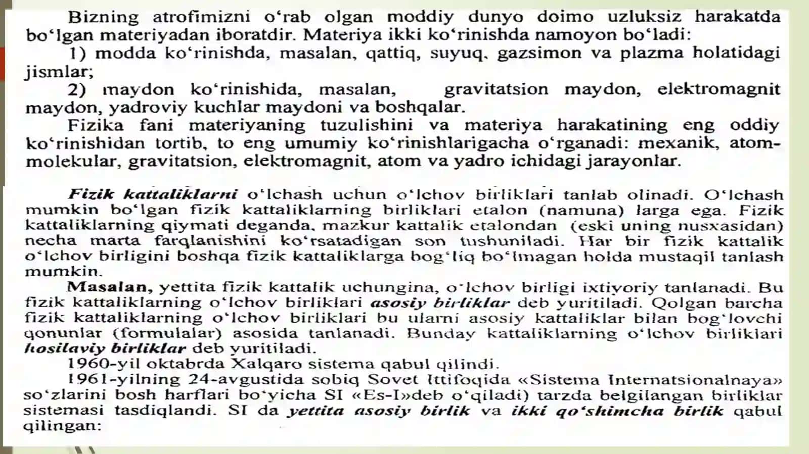 Moddiy nuqta ning to‘g‘ri chiziqli harakati va uning grafik tahlili 3