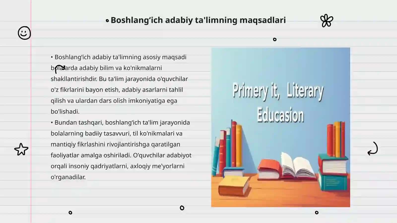 Boshlang‘ich adabiy ta'limga xos bo‘lgan tamoyillar va yondashuvlar 3