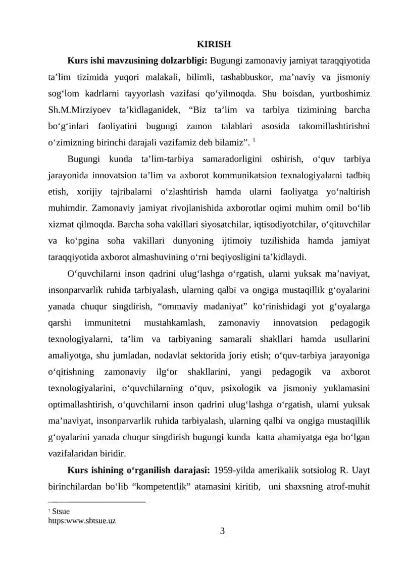 « Yoshlarda ijtimoiy kompetentlikni shakllantirish yо‘llari » 3