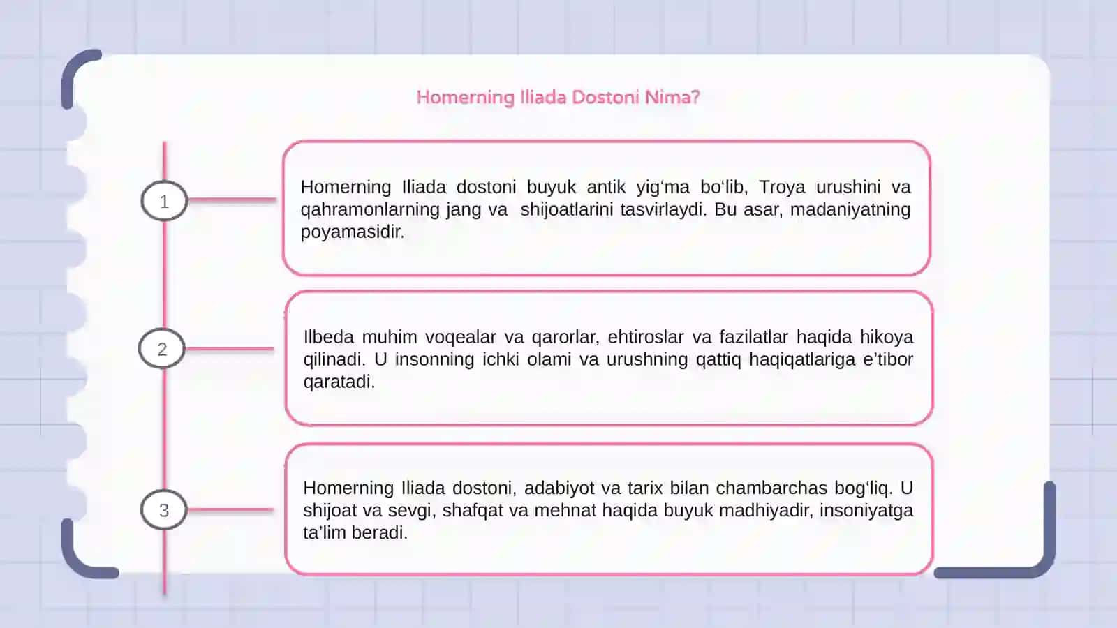 Homerning Iliada Dostoni 3