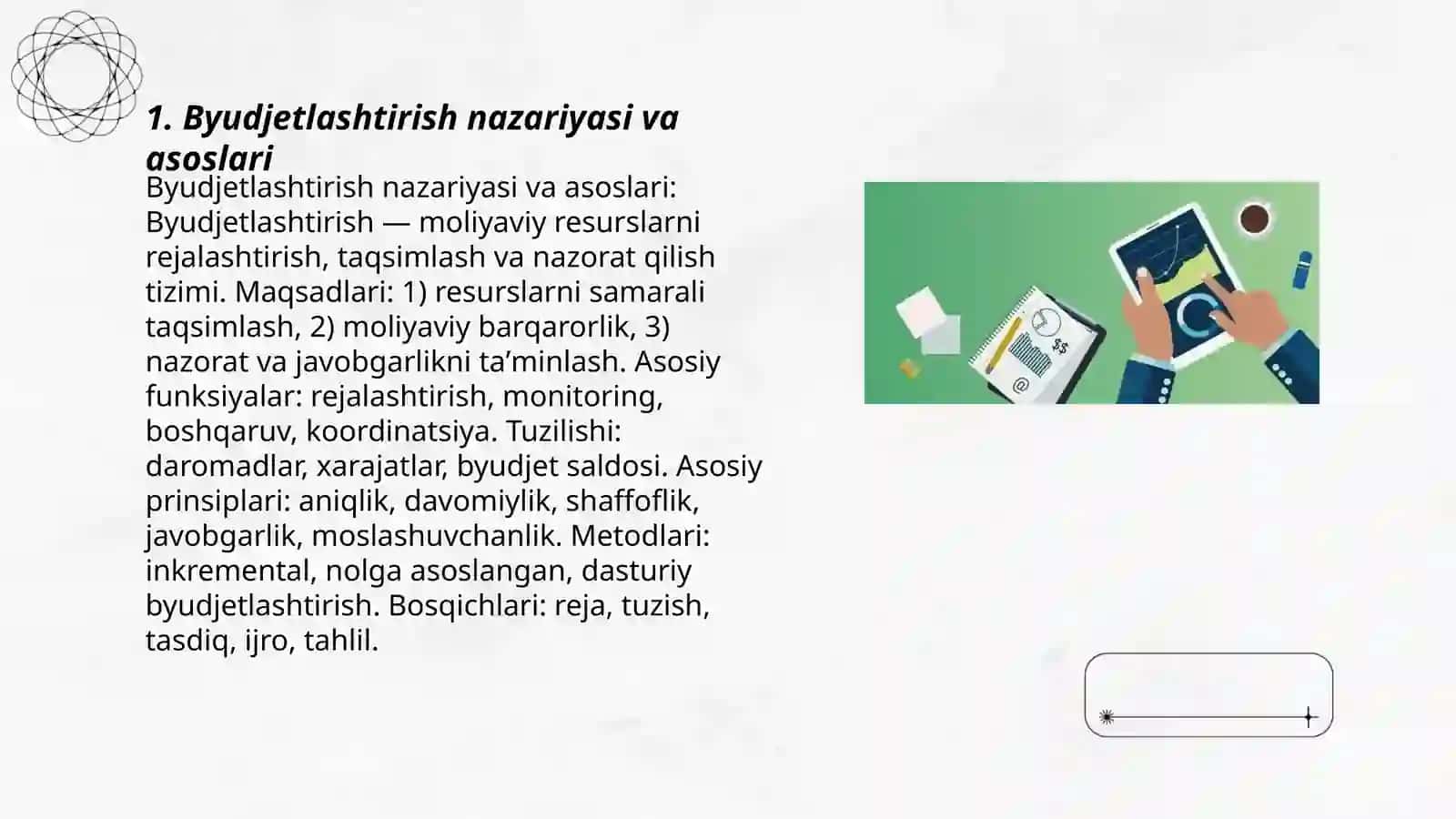 Byudjetlashtirish 3