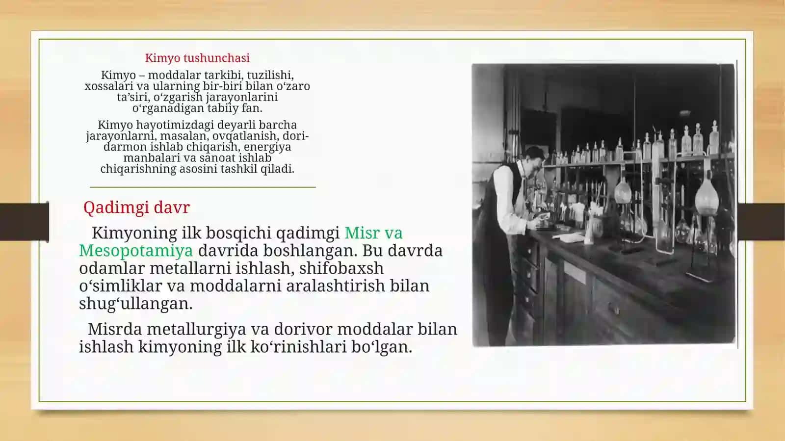Boltaboyev Muxammadjonning Noorganik kimyo fanidan tayyorlagan taqdimoti 3