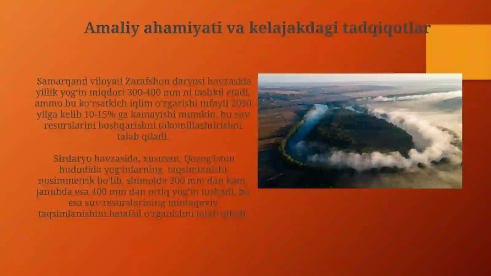 Atmosferayogʻinlariningdaryohavzularibo'yichataqsimlanishi 3