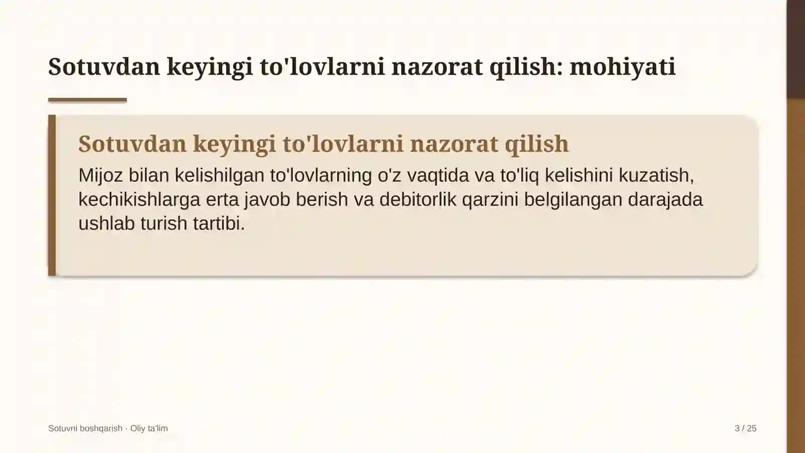 o'yin ishlab chiqish studiyalarida sotuvdan keyingi to'lovlarni nazorat qilish 6504 3