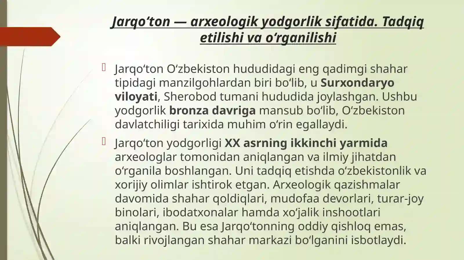 Jarqutonning Tuzulishi 3