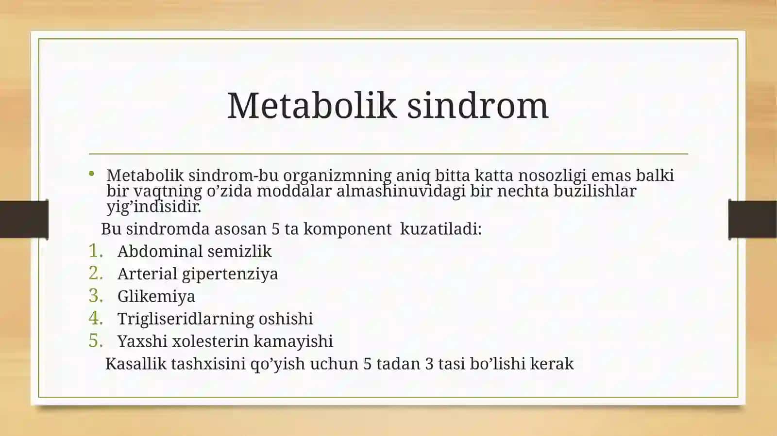 Metabolik Sindrom 3
