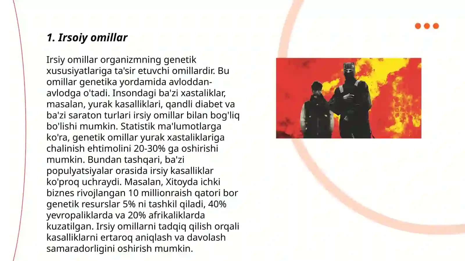 Genetikalik kasalliklarning paydo bo'lish sabablari 3