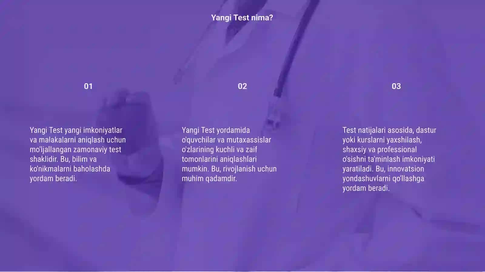 Yangi Test 3