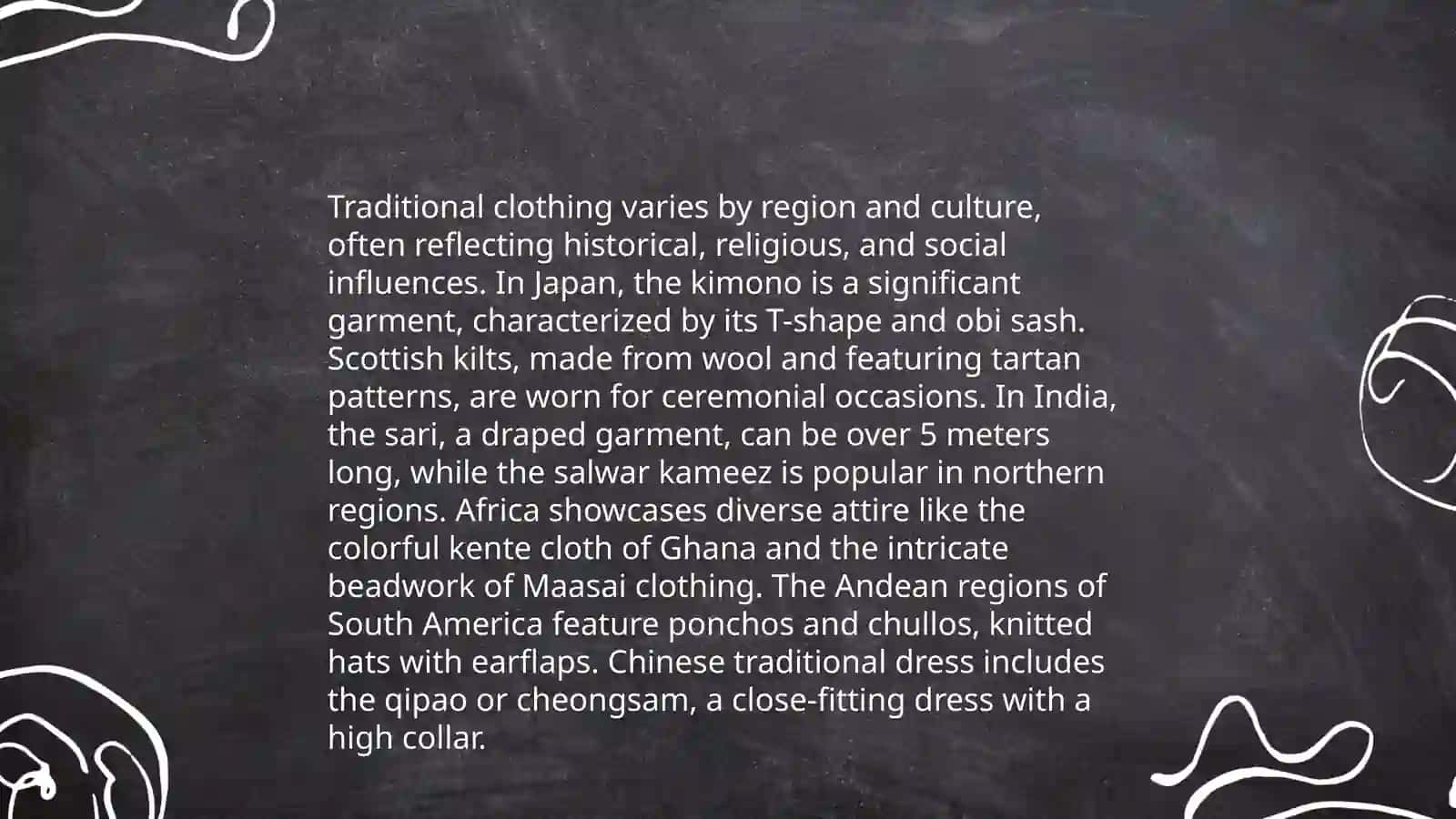 Traditional Clothing in Different Cultures 3