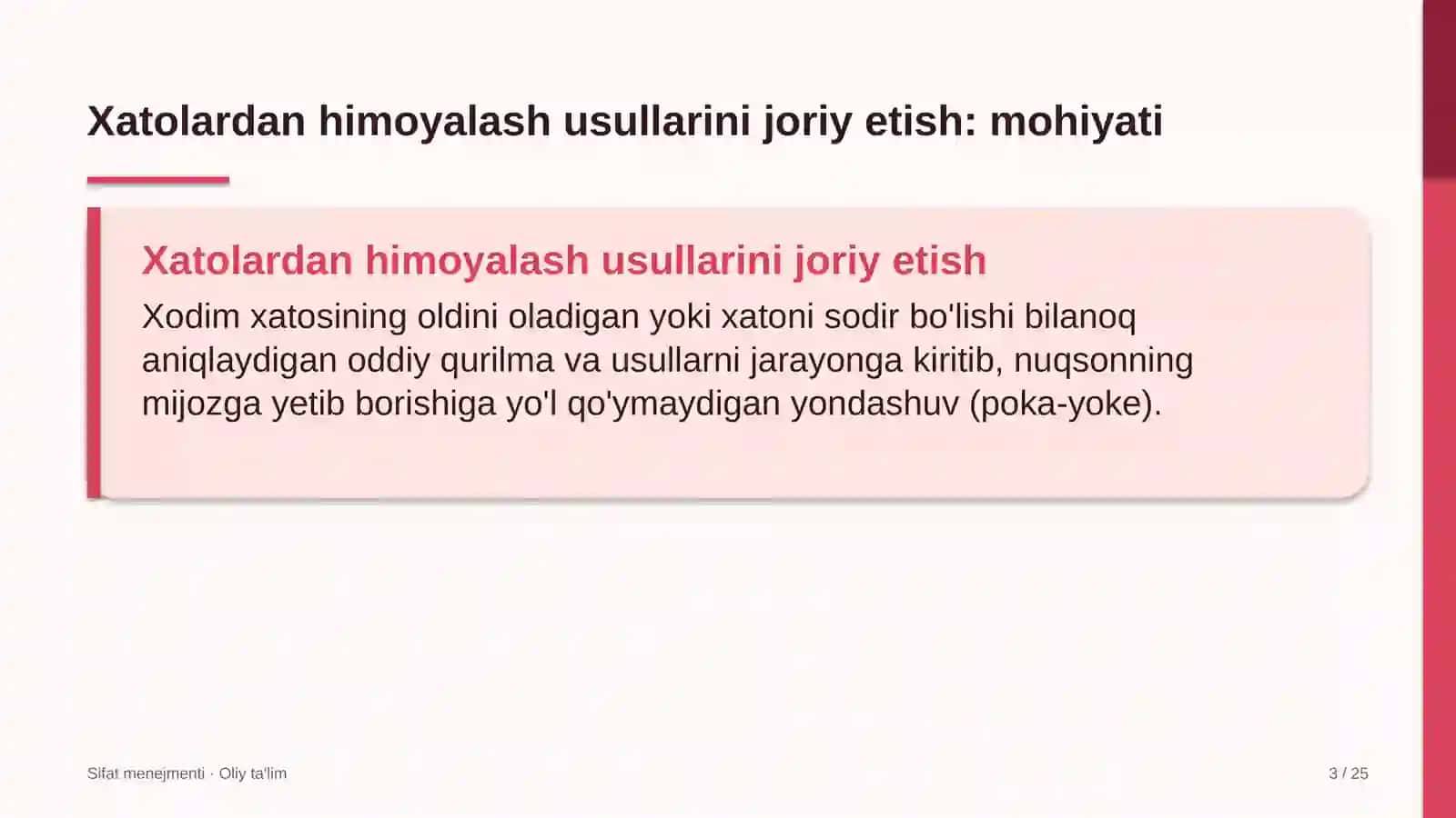 ekspeditorlik kompaniyalarida xatolardan himoyalash usullarini joriy etish 3606 3