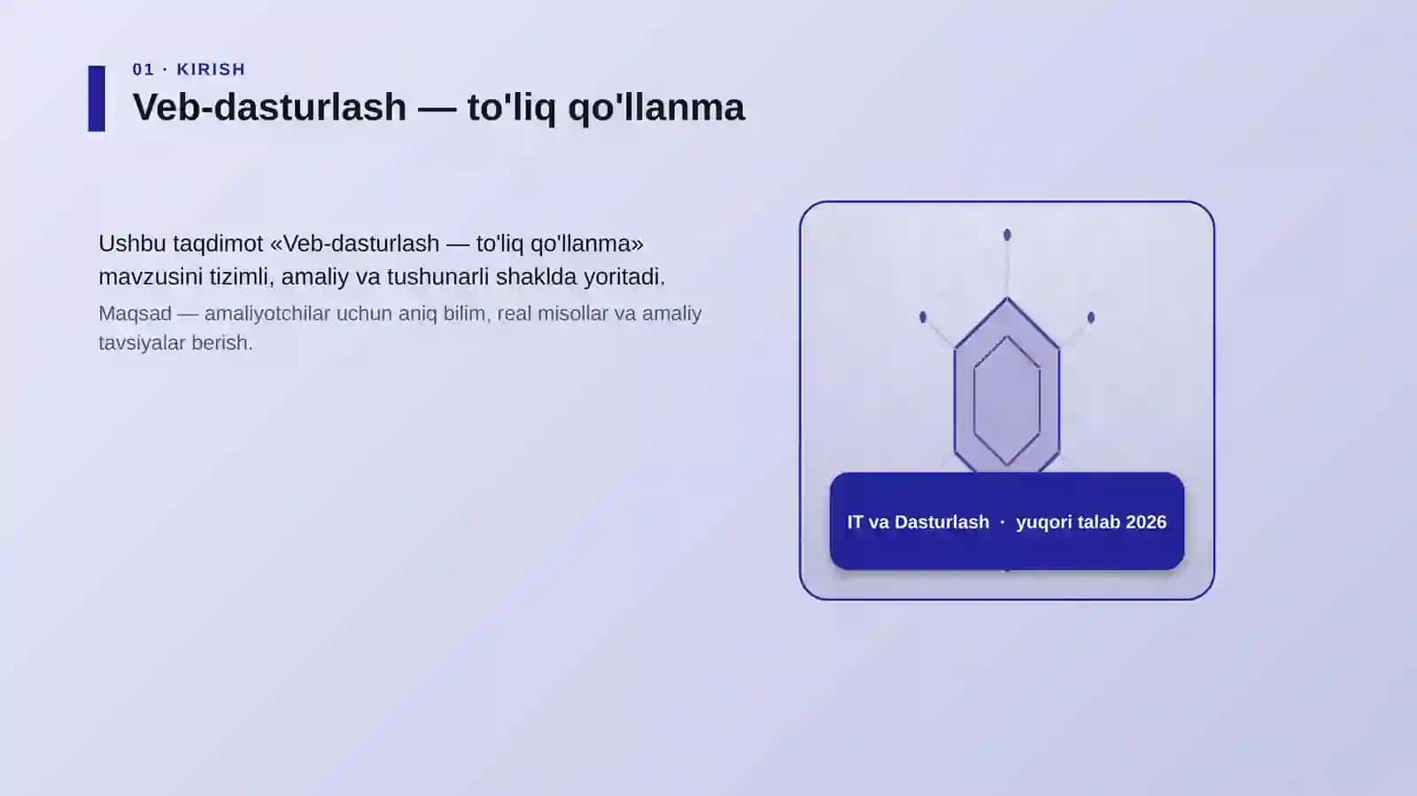 Veb-dasturlash — to'liq qo'llanma 3
