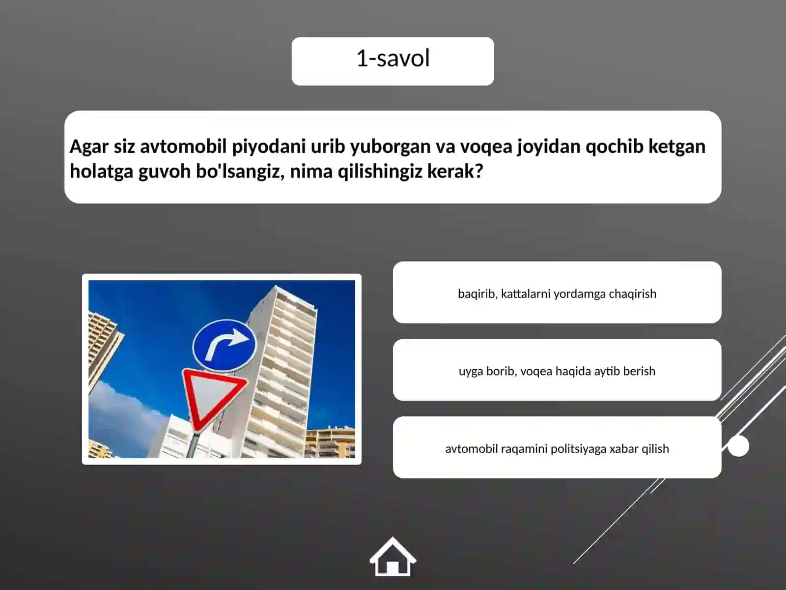 Yo'l harakati xavfsizligi (2-qism) 3