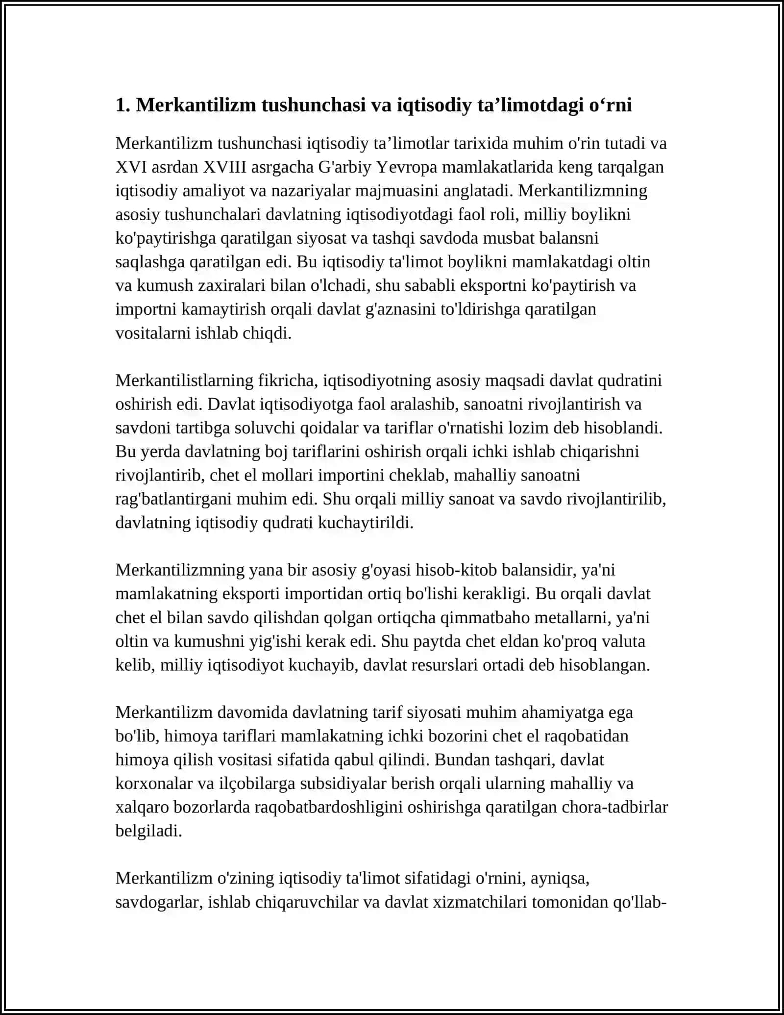 MERKANTILIZM 3