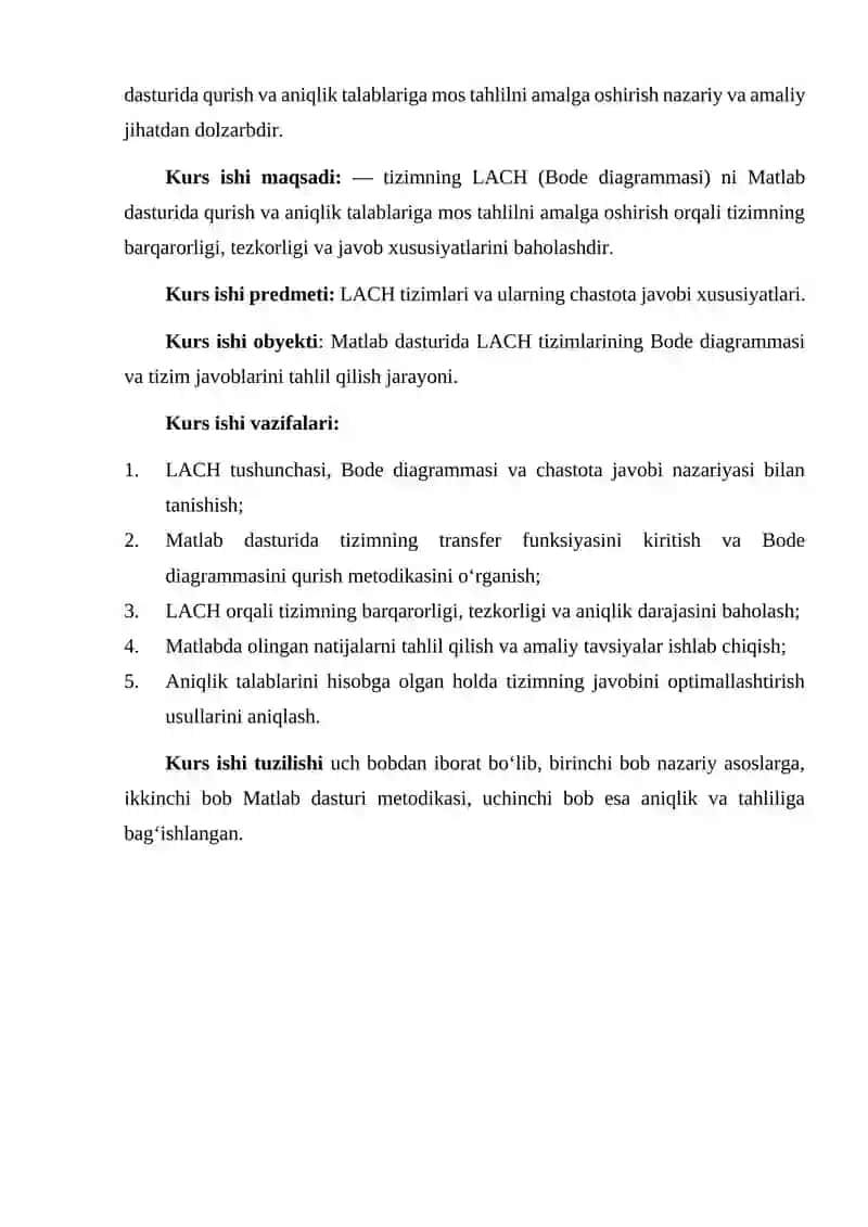 LACH (Bode diagrammasi) 3