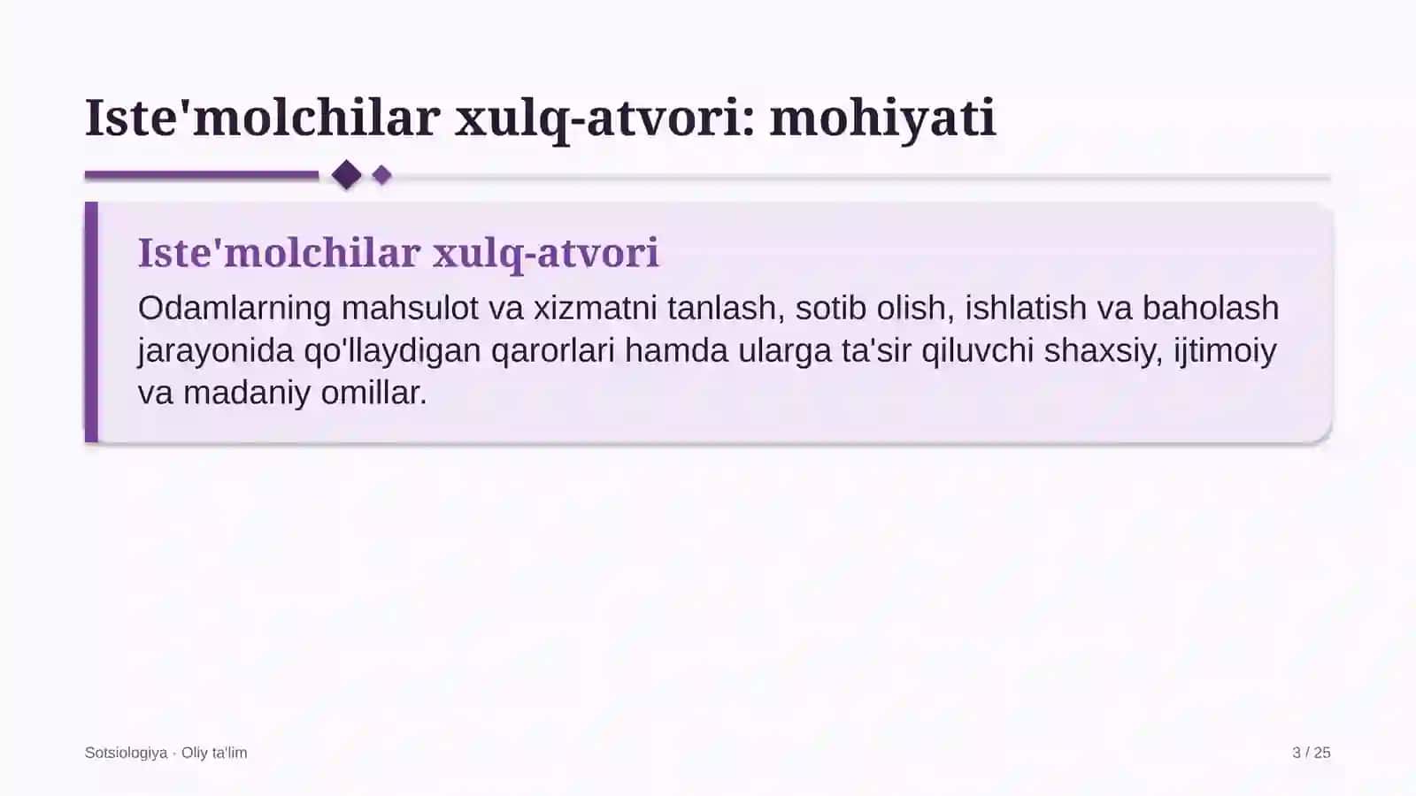 tug'ruq komplekslarida iste'molchilar xulq atvori 5432 3