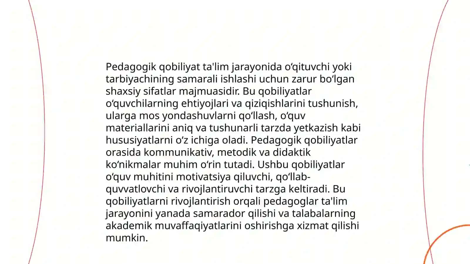 Pedagogik qobiliyat va uning oʼqituvchi faoliyatida oʼrni 3