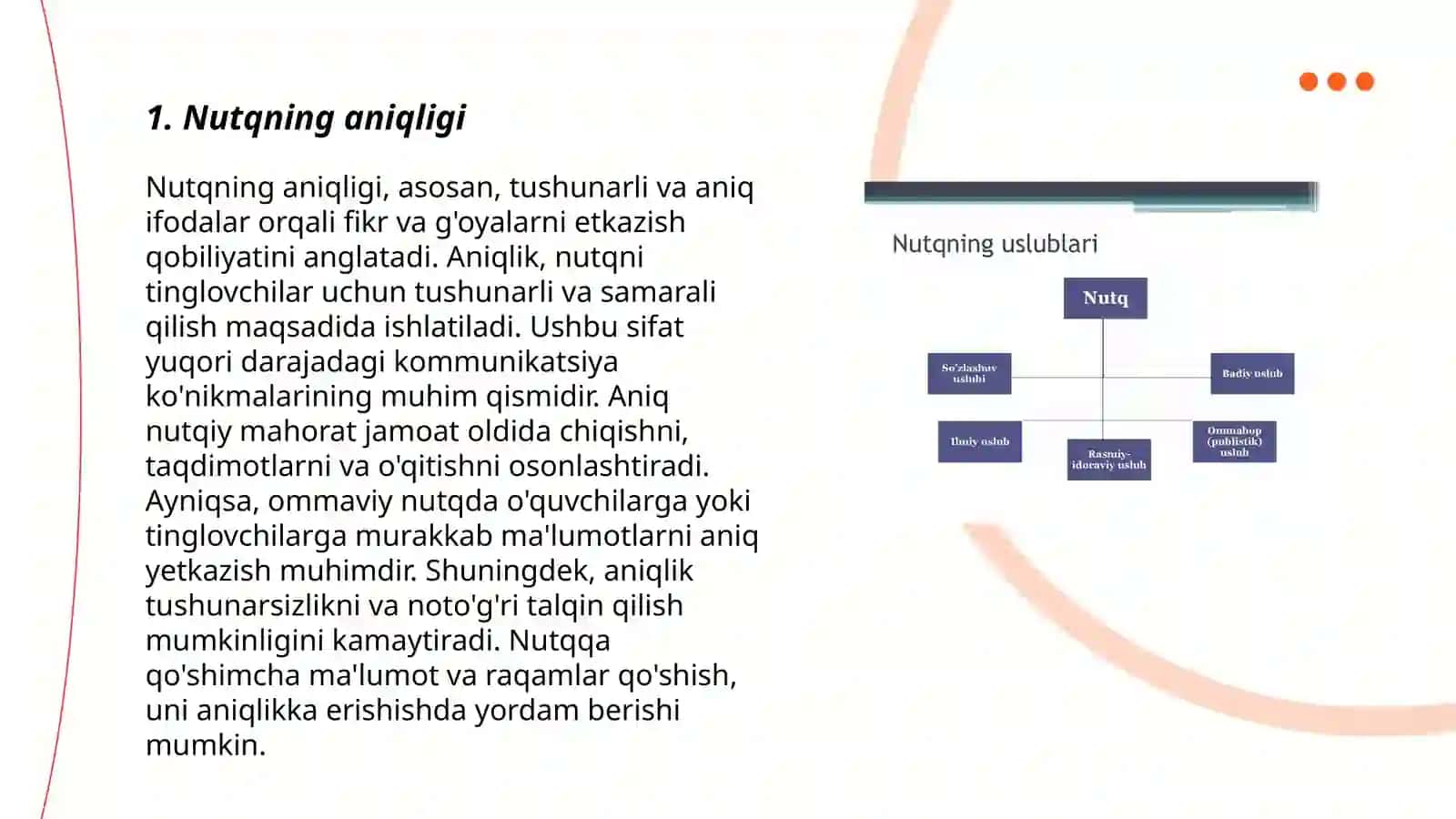 Nutqning aniqligi 3