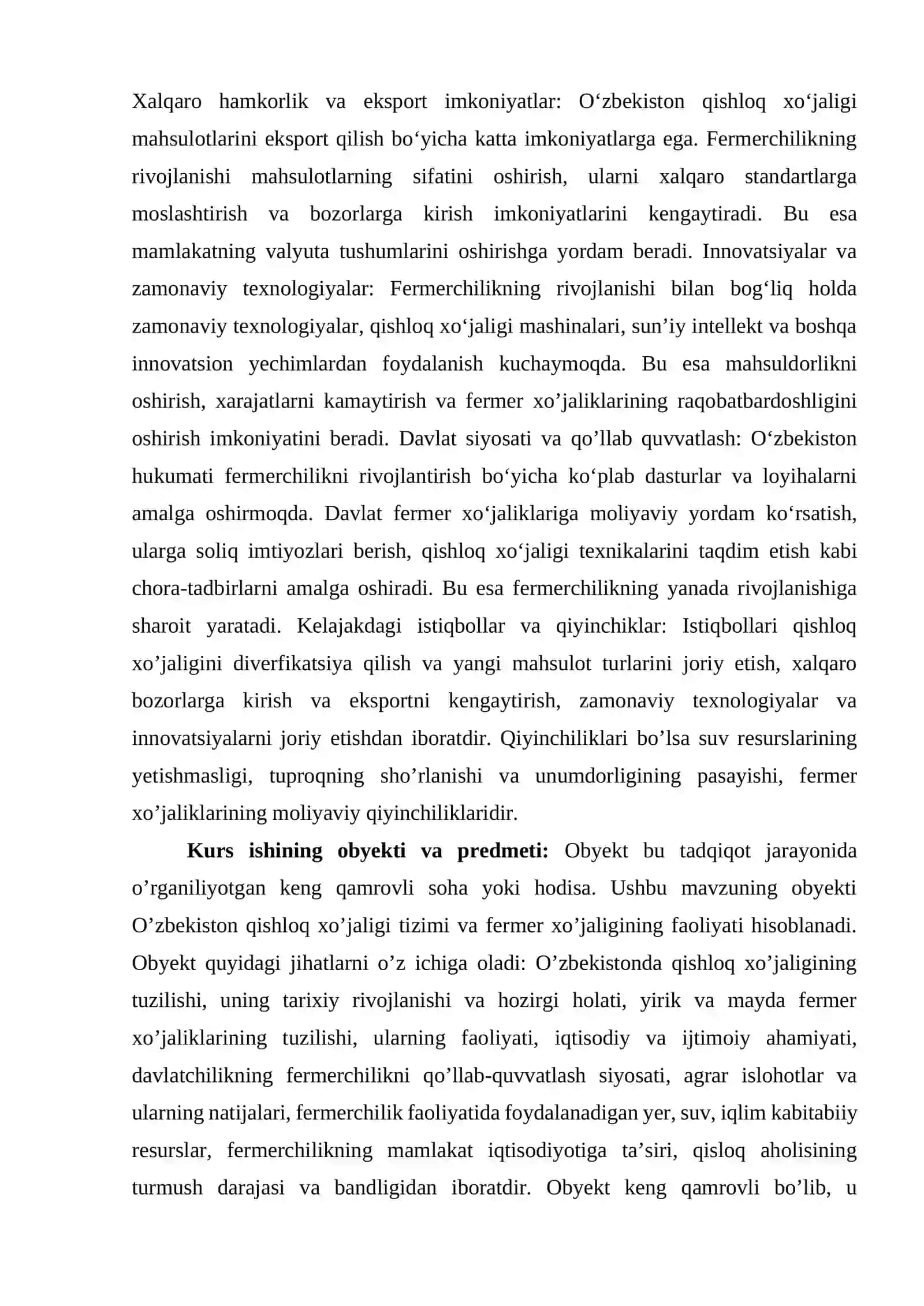 O’zbekistonda fermerchilikning rivojlanishi 3
