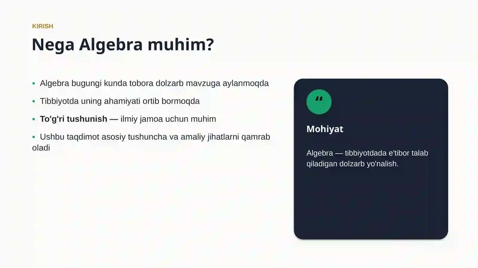 Algebra 3