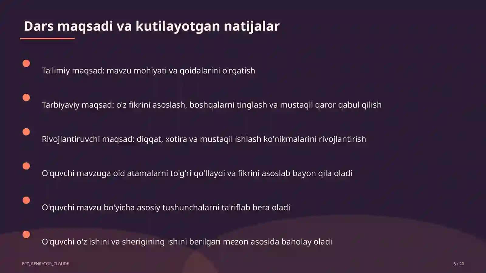 Sinf soati va tarbiyaviy tadbirlar 3