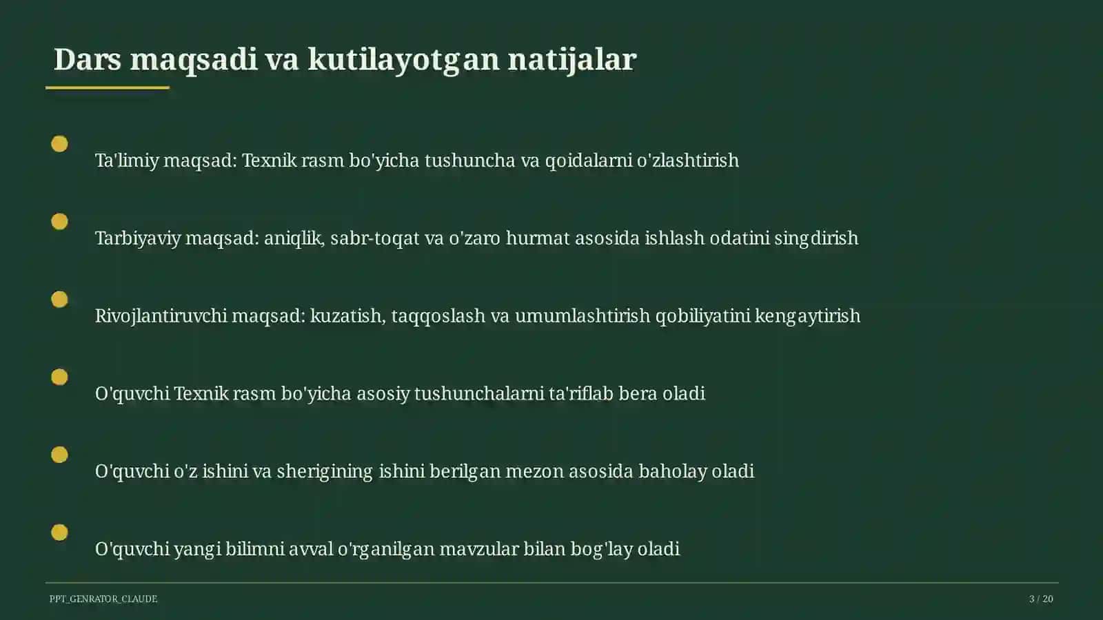 Texnik rasm (8-sinf) 3