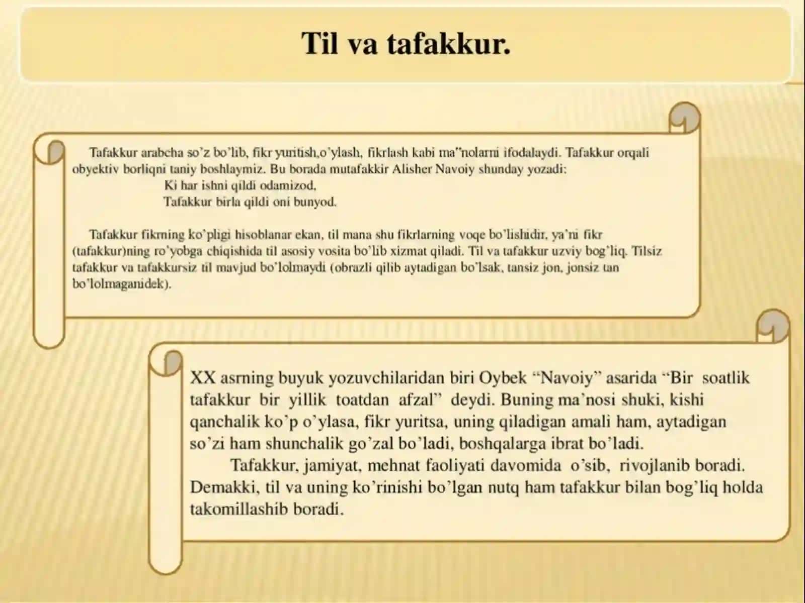 O’zbek tilining sohada qo’llanishi fanining mazmuni va vazifalari 3