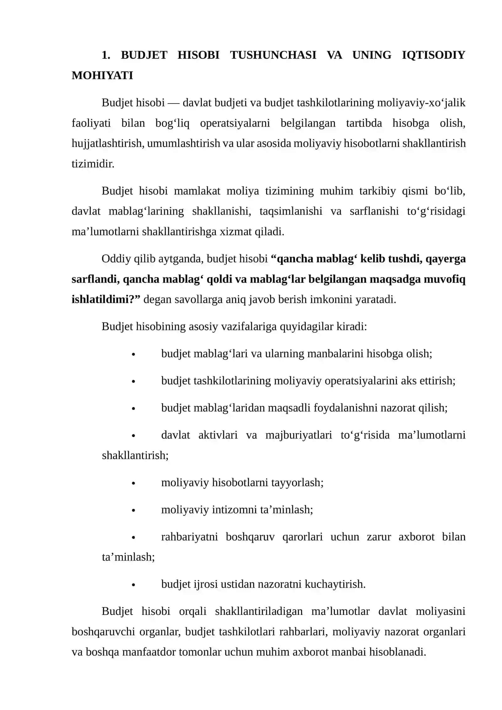 BYUDJET HISOBINING ASOSIY TAMOYILLARI VA ULARNING AMALIY AHAMIYATI 3