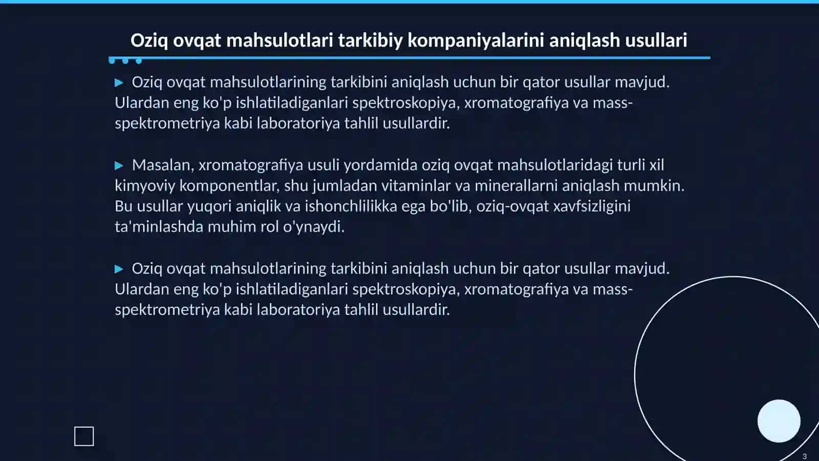 Oziq ovqat mahsulotlari 3