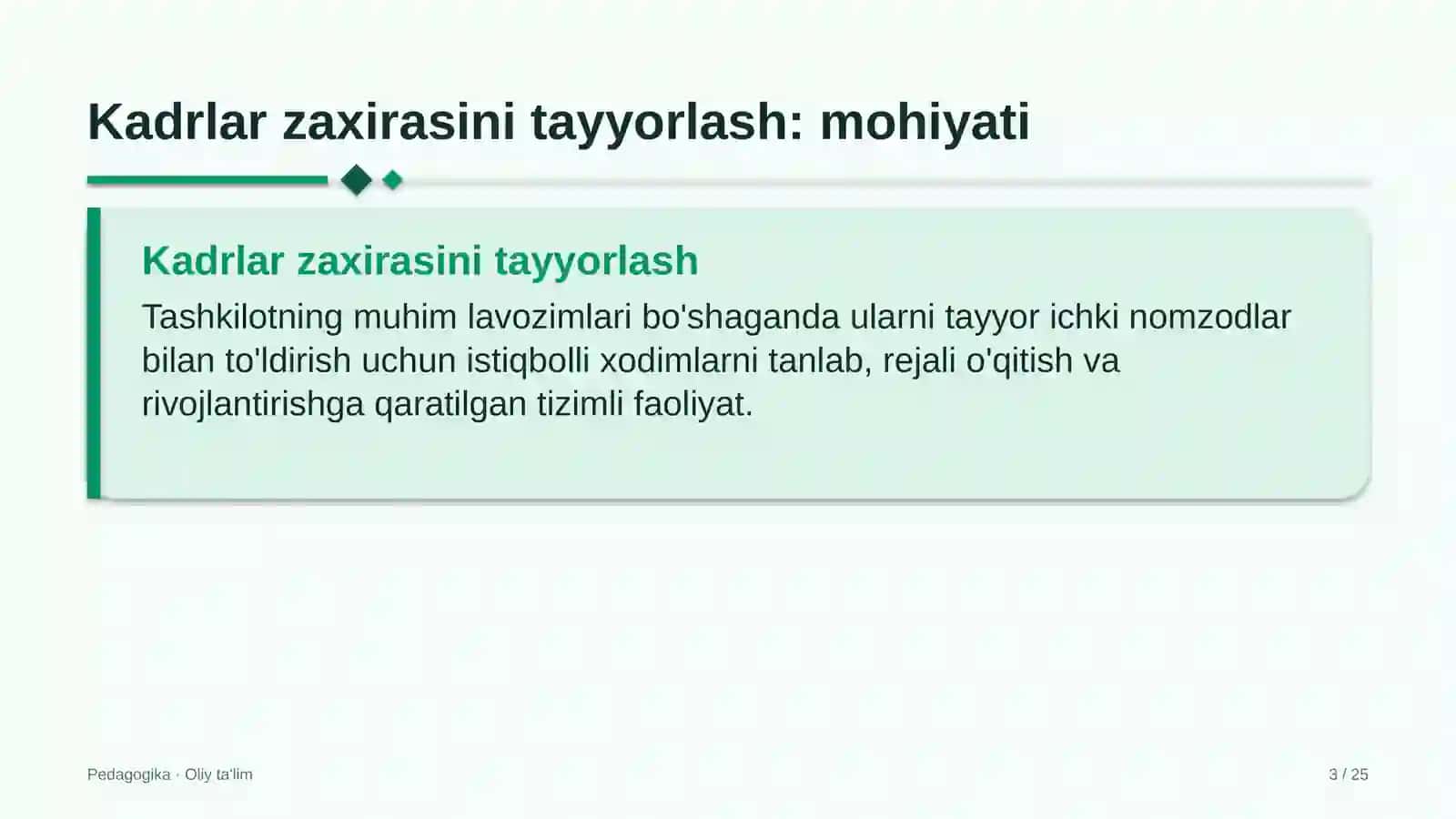 davlat qo'riqxonalarida kadrlar zaxirasini tayyorlash 2684 3