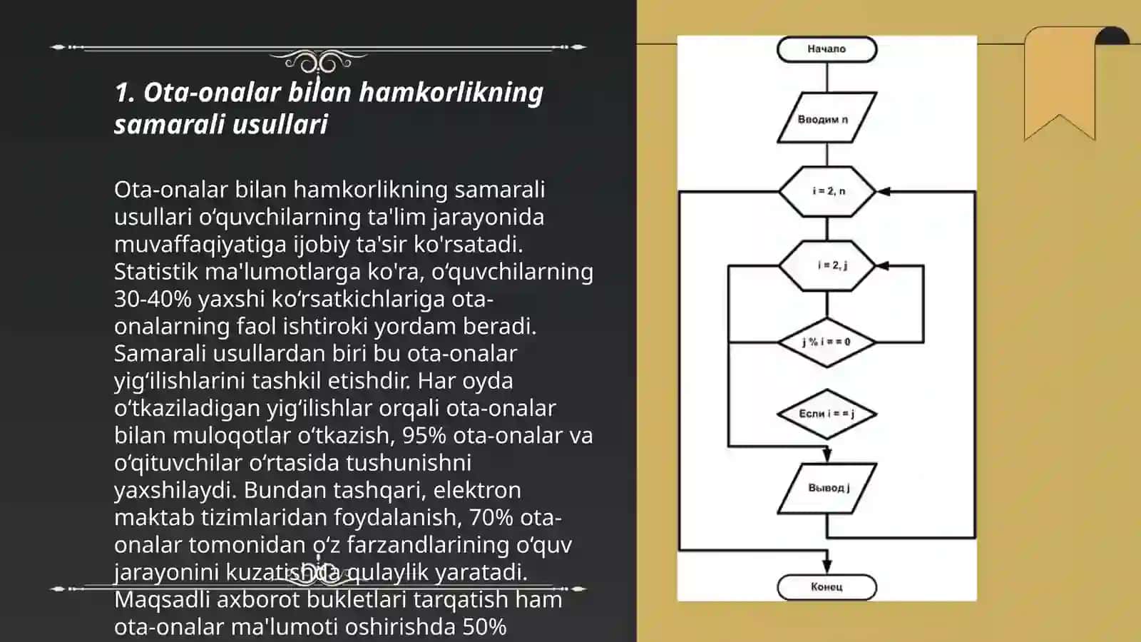 Ota-onalar bilan ishlash metodikasi,ish turlari 3