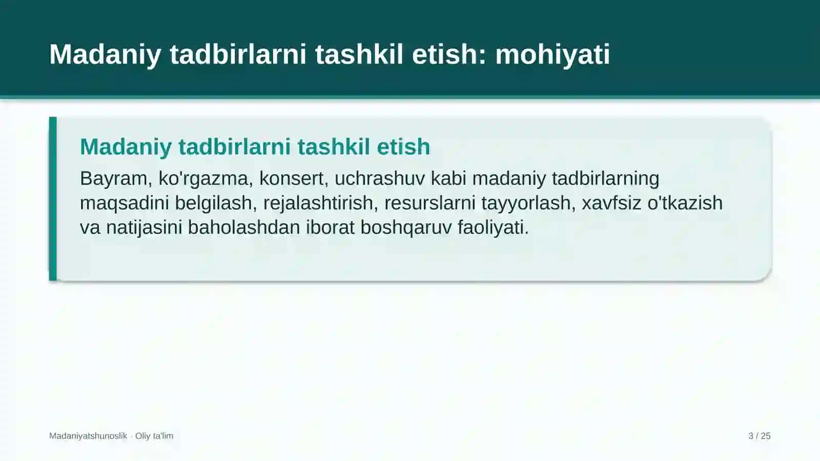 Bog'dorchilikda madaniy tadbirlarni tashkil etish 3
